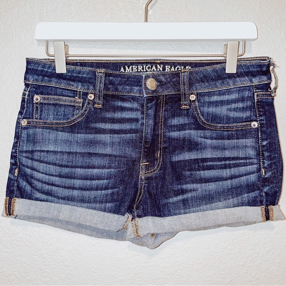 American Eagle Outfitters Pants - American Eagle Shortie Rolled Hem Denim Shorts